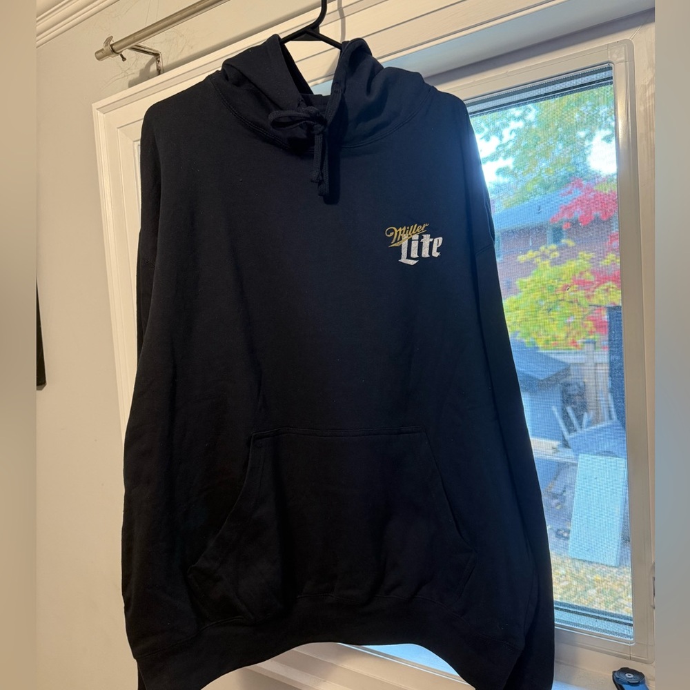 Miller Lite Men's Black Hoodie